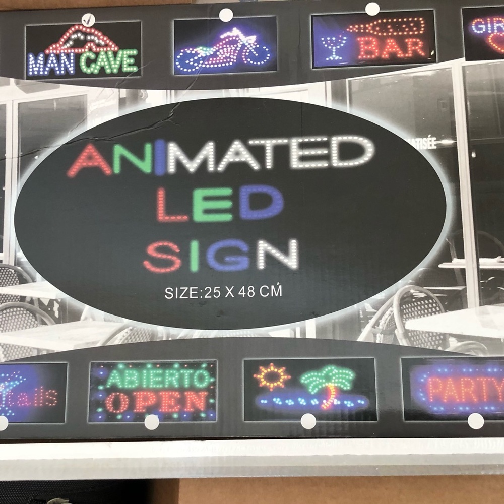 Animated LED sign - Picture 2 of 2